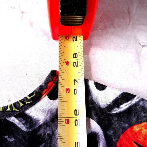 Disney Nightmare Before Christmas Scrub Top L Jack Skellington Halloween Pumpkin - Picture 8 of 9